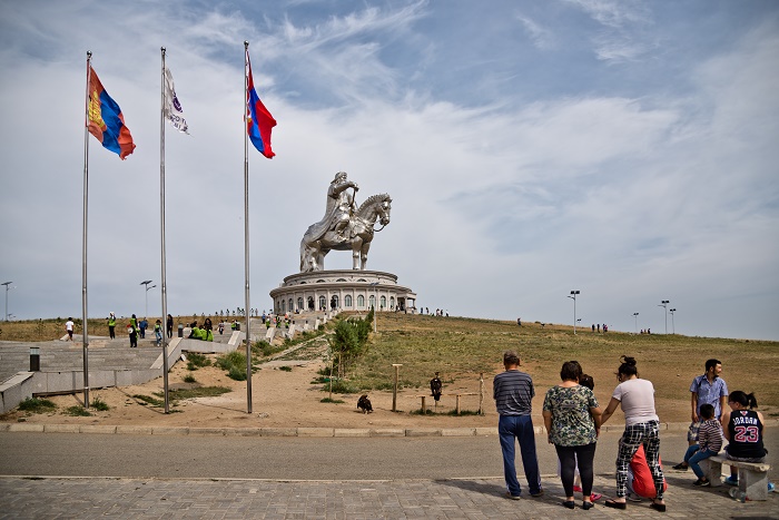 11 Genghis Statue