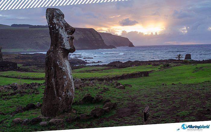 11 Moai Statues on Easter Island