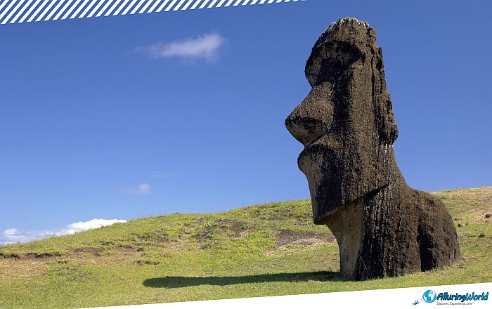 7 Moai Statues on Easter Island