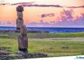 9 Moai Statues on Easter Island