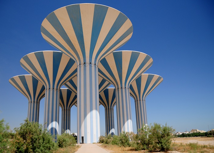 3 Kuwait Water Towers