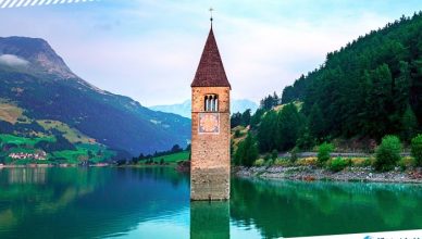 1 Reschensee Bell Tower