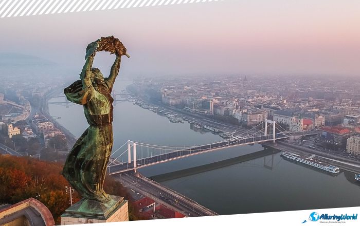 2 Liberty Statue in Budapest, Hungary