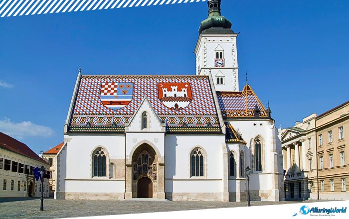8 Saint Mark’s Church in Zagreb