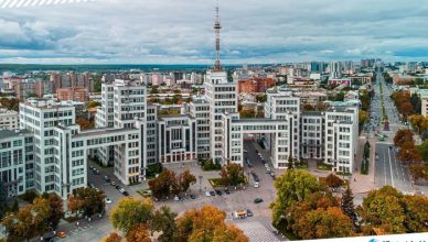 1 Derzhprom Building in Kharkiv