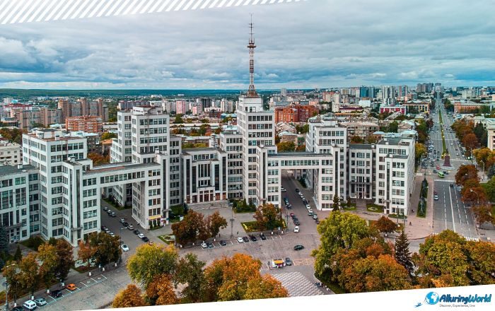 1 Derzhprom Building in Kharkiv