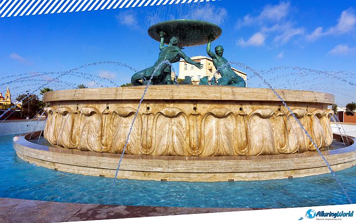 1 Triton Fountain in Valletta, Malta