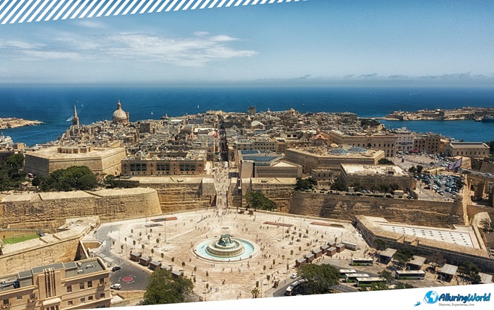 Triton Fountain in Valletta, Malta - 1