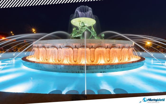 4 Triton Fountain in Valletta, Malta