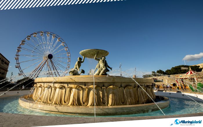5 Triton Fountain in Valletta, Malta