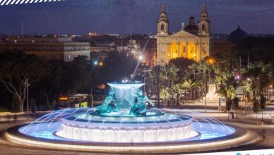 6 Triton Fountain in Valletta, Malta