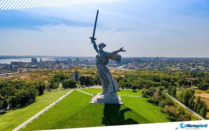 2 The Motherland Calls Monument in Volgograd, Russia