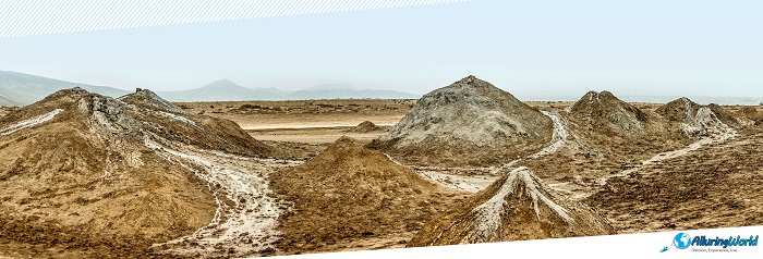 2 Mud Volcanoes in Azerbaijan