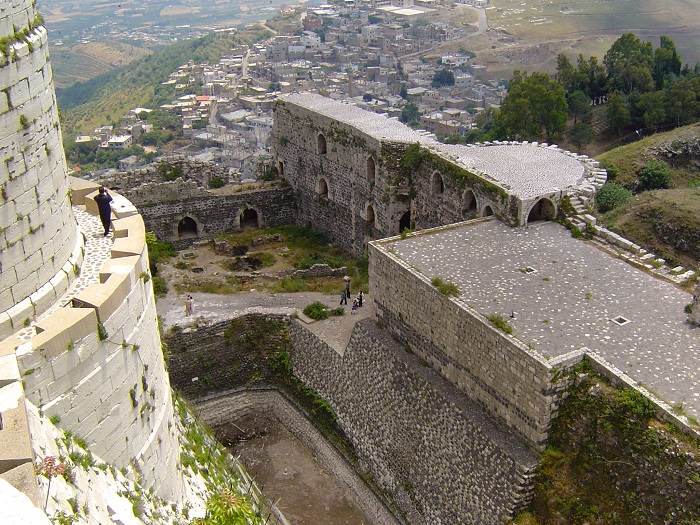 Krak dei cavalieri, Syria, Fortress of Knights. (Qala'at A…