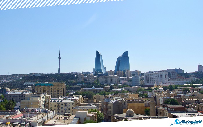 5 Flame Towers of Baku