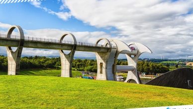 1 Falkirk Wheel in Scotland