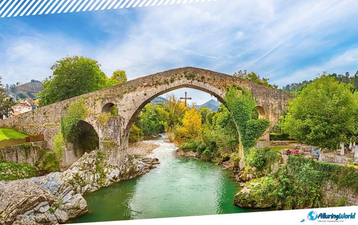 1 Roman Bridge in Cangas de Onís, Spain