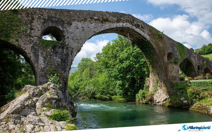 3 Roman Bridge in Cangas de Onís, Spain