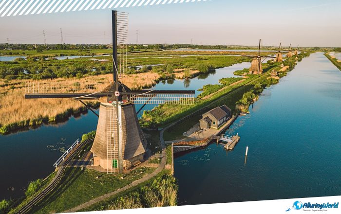 1 Windmills at Kinderdijk in the Netherlands