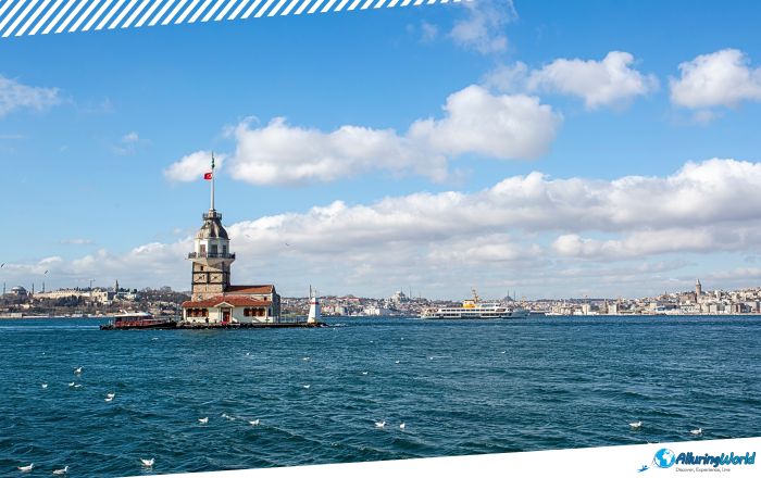 15 Maiden’s Tower in the Bosphorus Channel in Istanbul