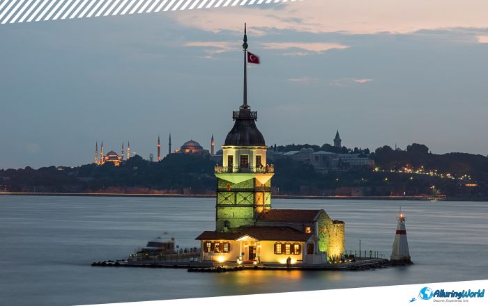 7 Maiden’s Tower in the Bosphorus Channel in Istanbul
