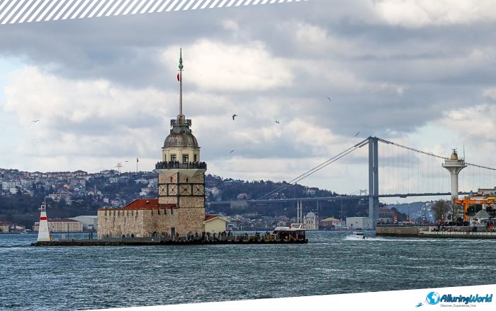 8 Maiden’s Tower in the Bosphorus Channel in Istanbul