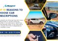 Car Subscriptions - Top 10 Edition