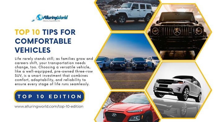 10 Tips for Comfortable Vehicles - Top 10 Edition