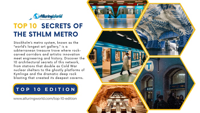 10 Architectural Secrets of Stockholm's Metro - Top 10 Edition