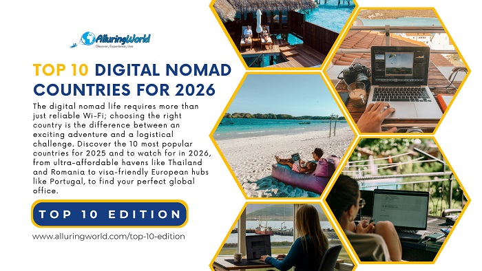 10 Most Popular Digital Nomad Countries to Watch for in 2026 - Top 10 Edition