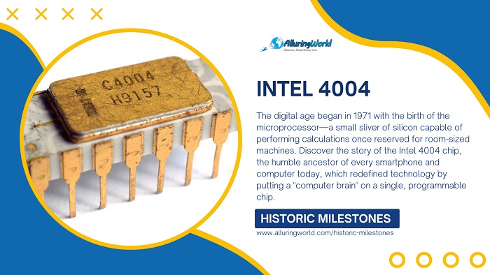 Intel 4004, the Chip that changed the world - Historic Milestones