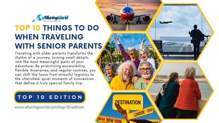 10 Things to do When Traveling with Senior Parents - Top 10 Edition