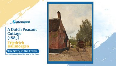 A Dutch Peasant Cottage by Friedrich Kallmorgen - Vertical - The Story in the Frame