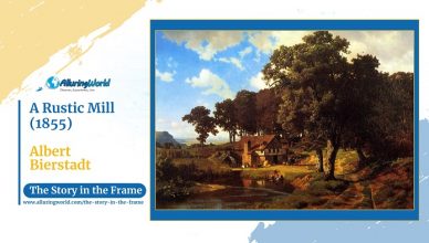 A Rustic Mill by Albert Bierstadt - Horizontal - The Story in the Frame