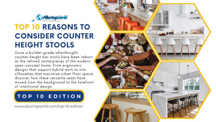 Top 10 Reasons to Consider Counter Height Stools - Top 10 Edition