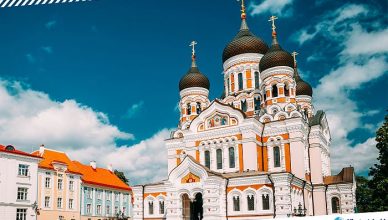 1 Alexander Nevsky Cathedral in Tallinn, Estonia