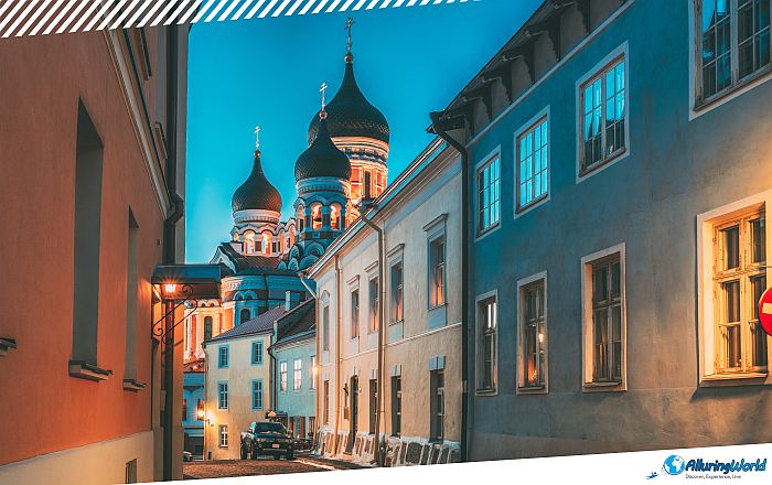 10 Alexander Nevsky Cathedral in Tallinn, Estonia