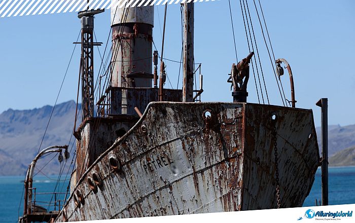 2 Abandoned Ship Petrel on South Georgia