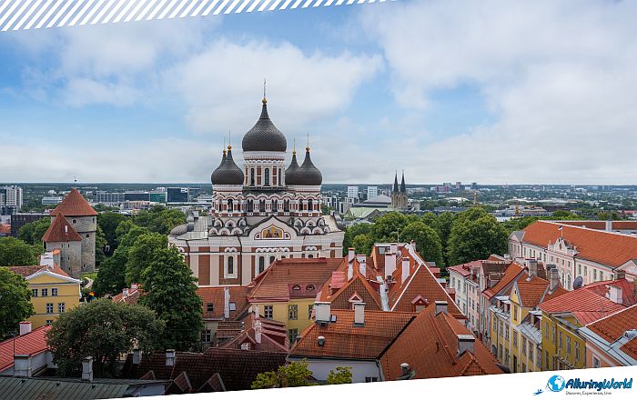 3 Alexander Nevsky Cathedral in Tallinn, Estonia