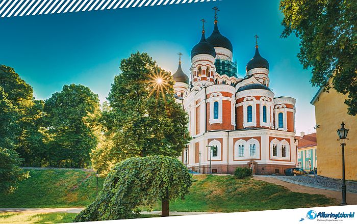 4 Alexander Nevsky Cathedral in Tallinn, Estonia