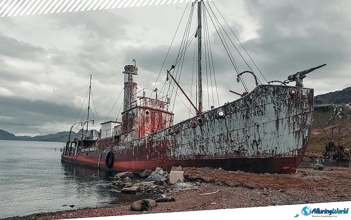 5 Abandoned Ship Petrel on South Georgia