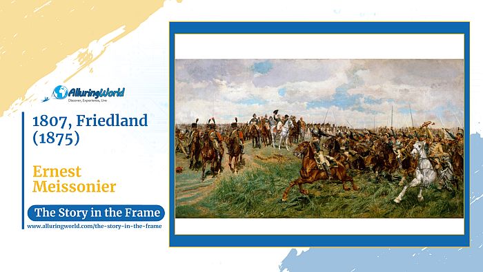 Horizontal - The Story in the Frame- 1807, Friedland by Ernest Meissonier