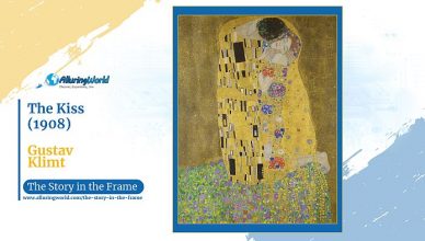 The Kiss by Gustav Klimt - Vertical - The Story in the Frame