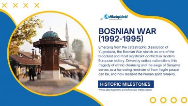 War in Bosnia (1992-1995) - Historic Milestones