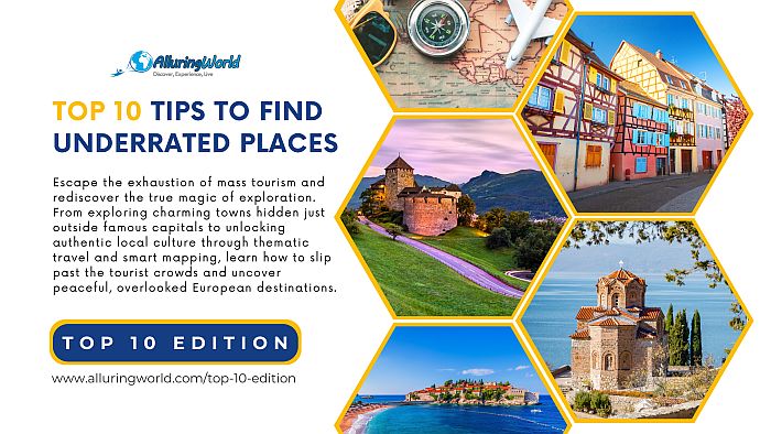 10 Tips to Find Underrated Travel Destinations - Top 10 Edition