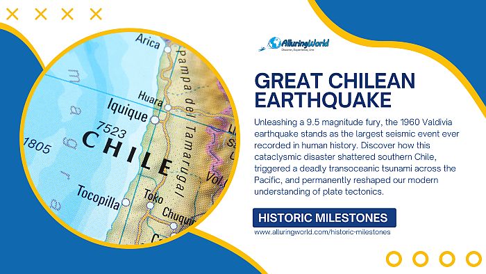 1960 Valdivia Great Chilean Earthquake - Historic Milestones