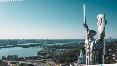 2 Motherland Monument in Kyiv, Ukraine