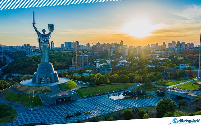 3 Motherland Monument in Kyiv, Ukraine