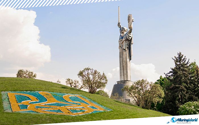 4 Motherland Monument in Kyiv, Ukraine
