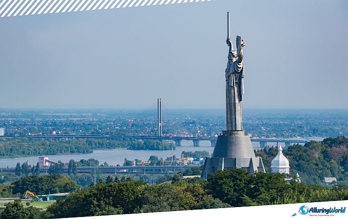 9 Motherland Monument in Kyiv, Ukraine